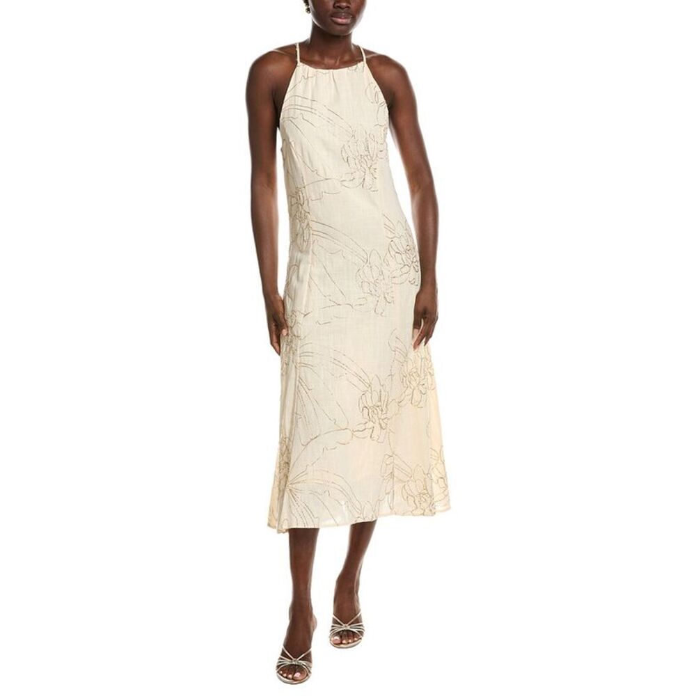 Moonsea Womens Midi Dress, White